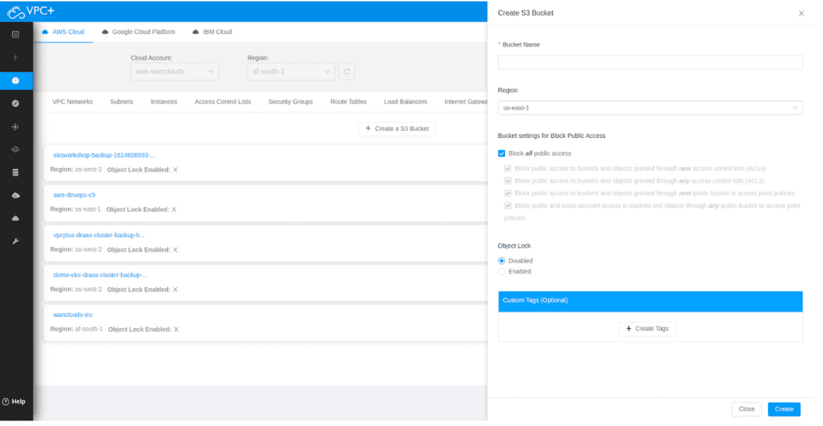 AWS Dashboard