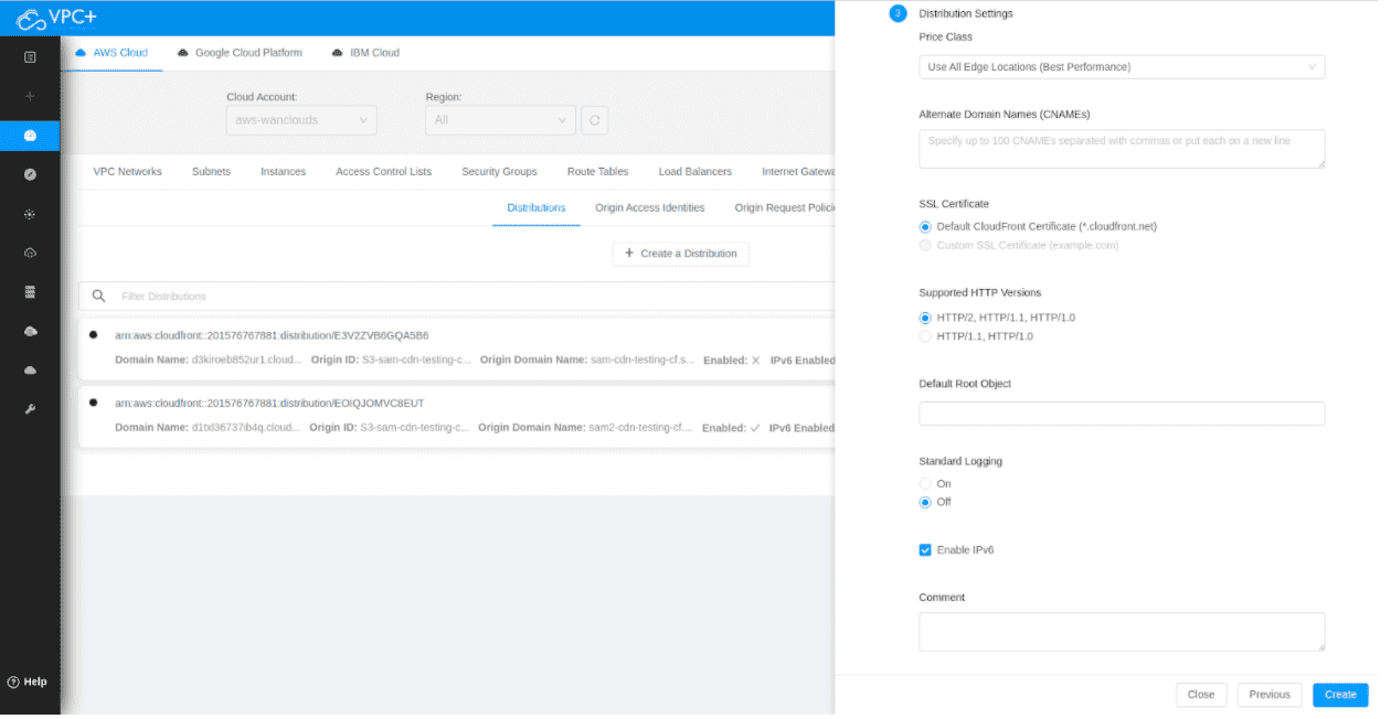 AWS Dashboard