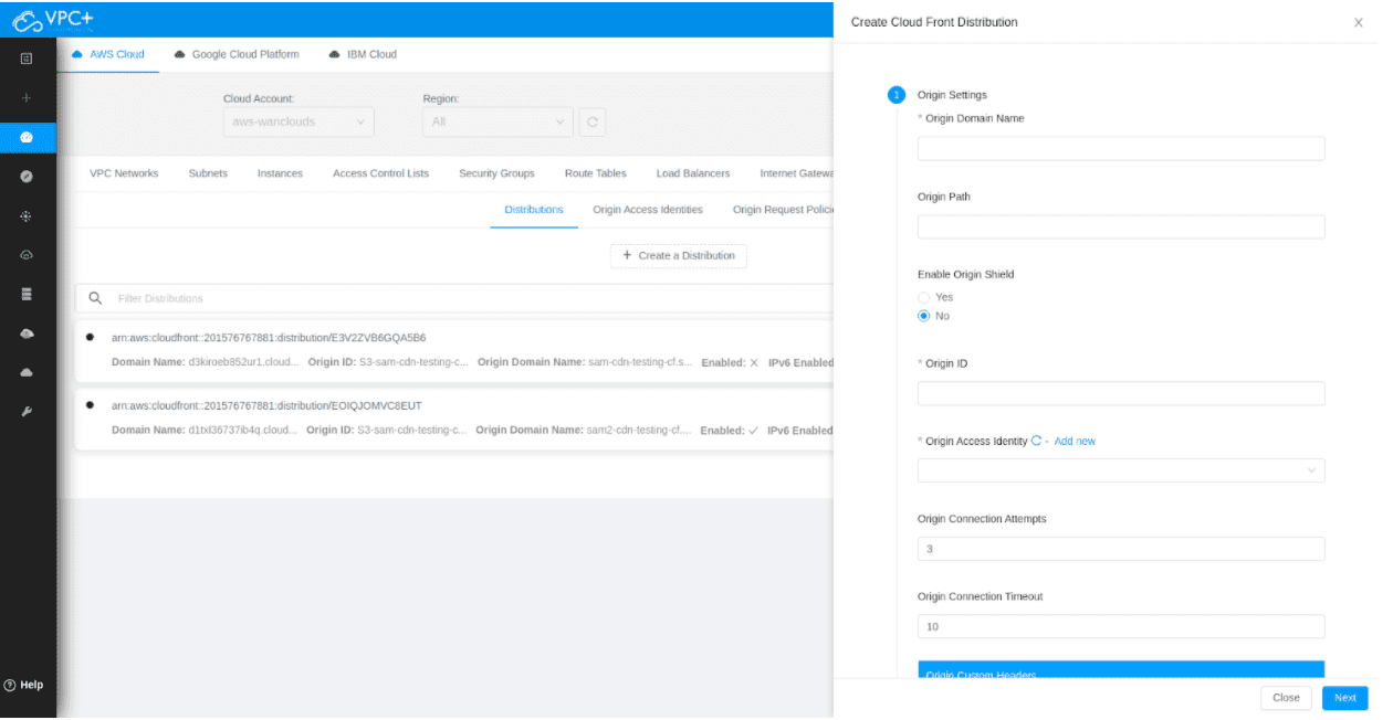 AWS Dashboard