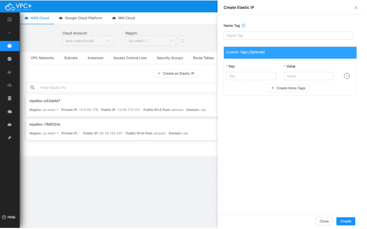 AWS Dashboard