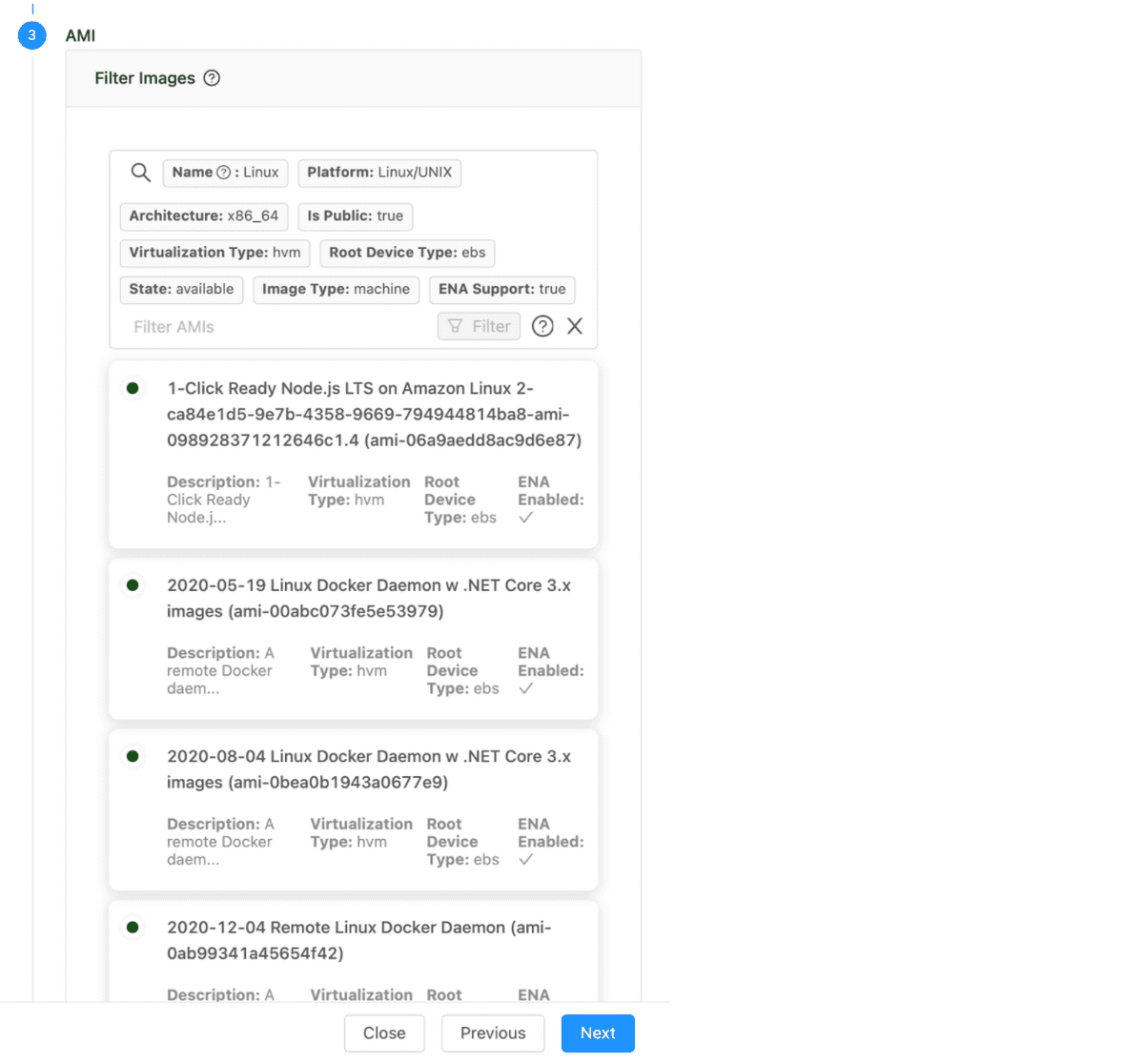 AWS Dashboard