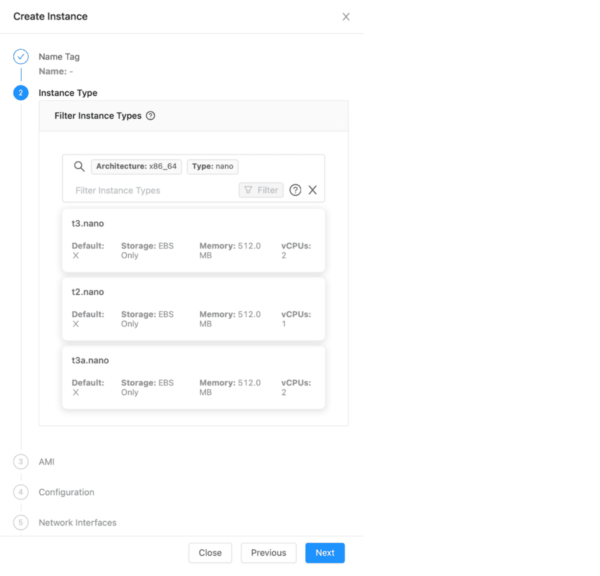 AWS Dashboard