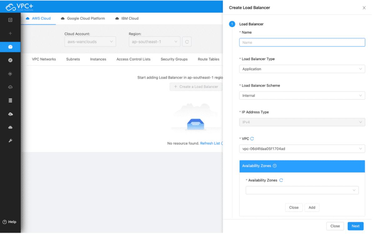 AWS Dashboard