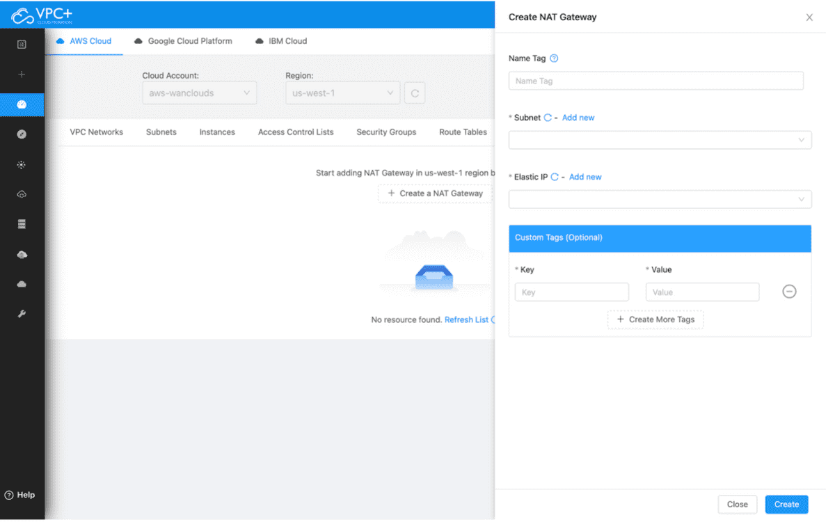 AWS Dashboard