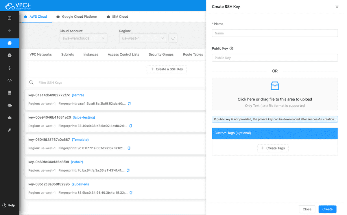 AWS Dashboard