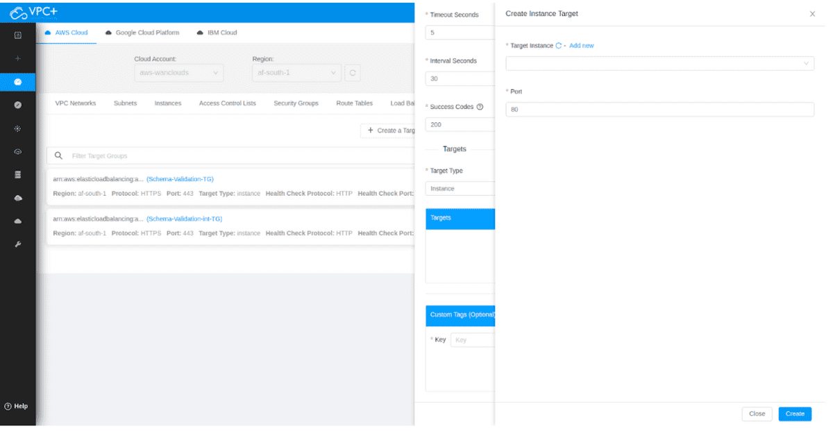 AWS Dashboard