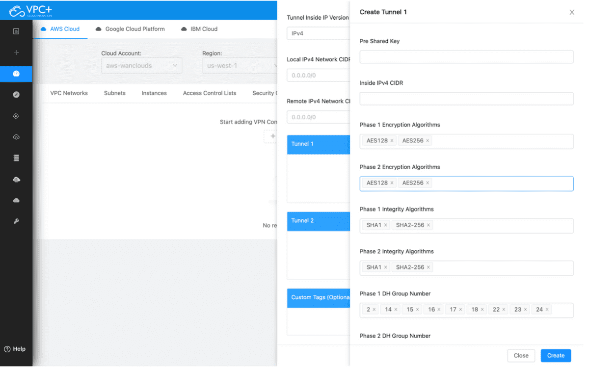 AWS Dashboard