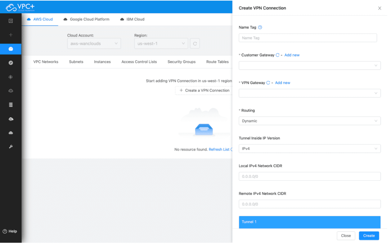 AWS Dashboard